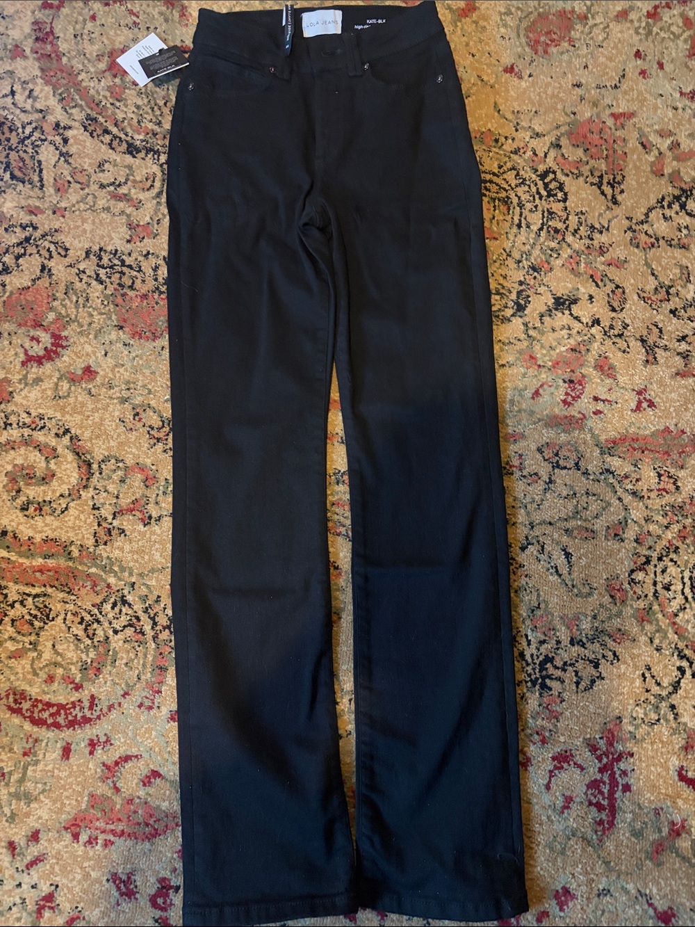 Classic Black Straight-Leg Jeans for Women